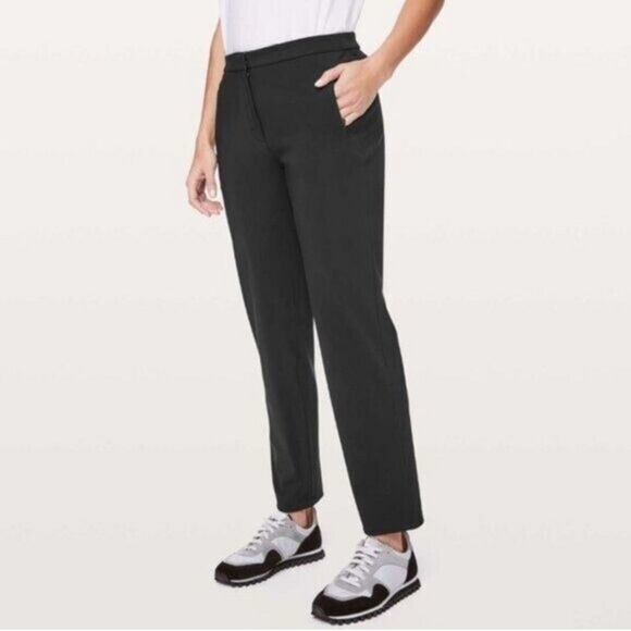 Lululemon Black On The Move Pants Size 2 - Picture 2 of 13
